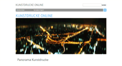 Desktop Screenshot of kunstdruckeonline.com