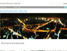 Tablet Screenshot of kunstdruckeonline.com